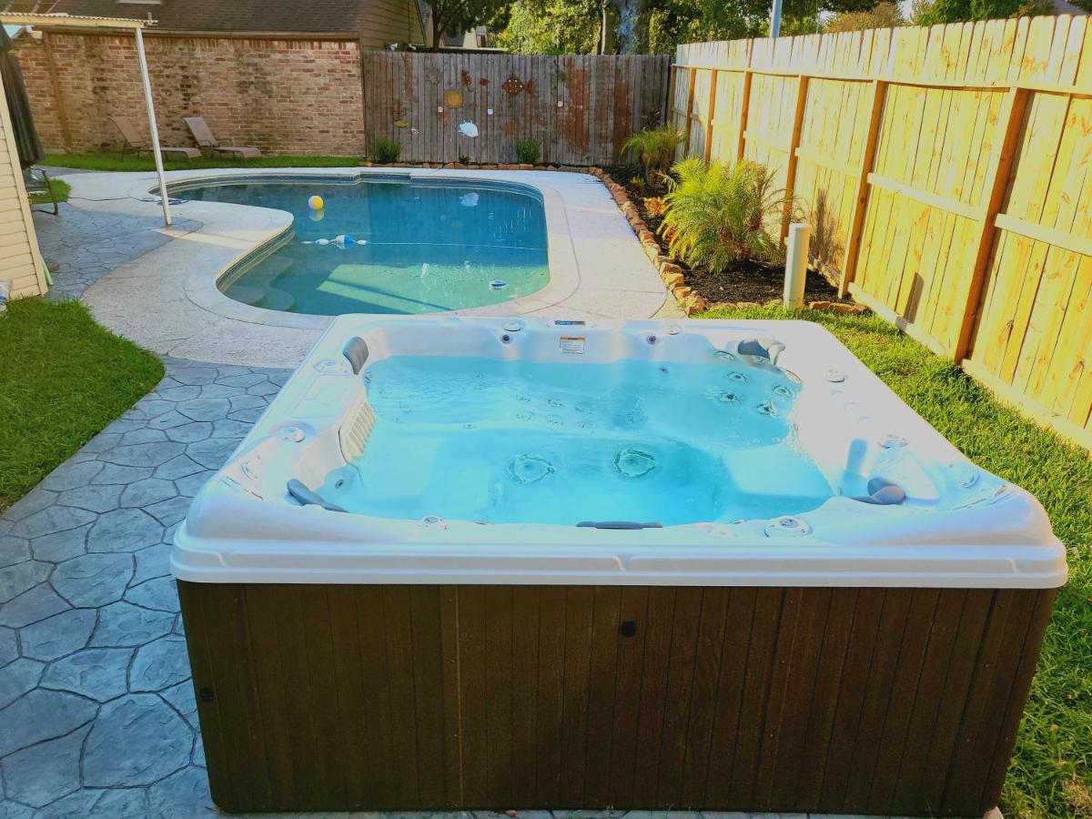Villa 1976Houstongem Luminous Pvtpool & Hottub Dt20Mins For Lrg Families 6Beds 2Bath Exterior foto