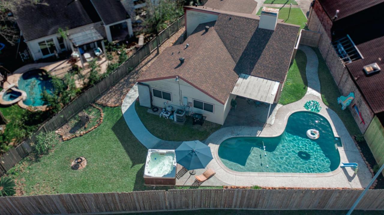 Villa 1976Houstongem Luminous Pvtpool & Hottub Dt20Mins For Lrg Families 6Beds 2Bath Exterior foto