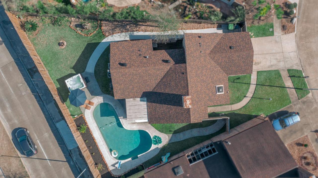 Villa 1976Houstongem Luminous Pvtpool & Hottub Dt20Mins For Lrg Families 6Beds 2Bath Exterior foto